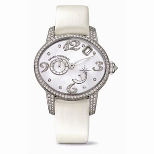Girard Perregaux Cats Eye 18kt White Gold Diamond Automatic Ladies Watch 80480D53P762-KK7A