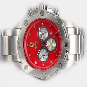 Girard Perregaux Classique Elegance 24990 Quartz Chronograph Midsize Stainless Steel Bezel Watch