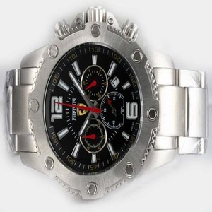 Girard Perregaux Classique Elegance 24990 Silver Stainless Steel Strap Black Dial 44mm Watch
