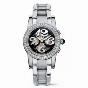 Girard Perregaux Lady Chronograph Black Dial Stainless Steel Ladies Watch 80440D11A611-11A