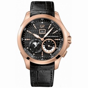 Girard Perregaux Traveller Large Date Moonphase GMT Automatic Men's Watch 49655-52-631-BB6A