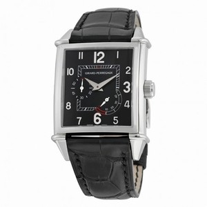 Girard Perregaux Vintage 1945 Automatic Black Dial Black Leather Men's Watch 25850-11-613BA6A