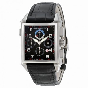 Girard Perregaux Vintage 1945 Chronograph GMT Automatic Black Dial Men's Watch 25975-53-612-BA6A