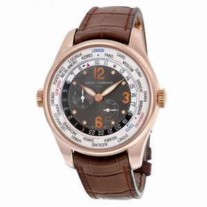 Girard Perregaux WW.TC Hours of the World 18K Rose Gold Men's Watch 49850-52-254-BACA