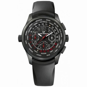 Girard Perregaux WW.TC Black Dial Chronograph Ceramic Automatic Men's Watch 49820-32-612-FK6A