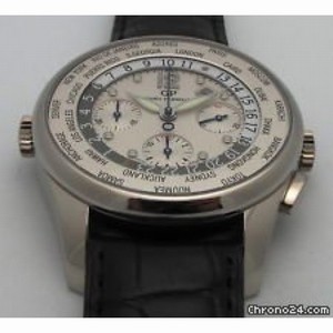 Girard Perregaux WW.TC Chronograph 18kt White Gold Men's Watch 49815-53-152-BA6A
