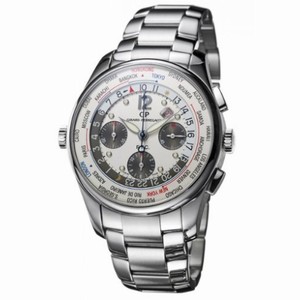 Girard Perregaux WW.TC Silver Dial Stainless Steel Automatic Men's Watch 49805-11-152-11A