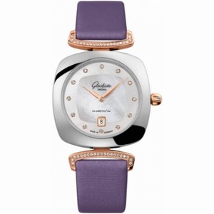 Glashutte Povonina Mother of Pearl Dial Diamond Ladies Watch 1-03-01-08-06-02