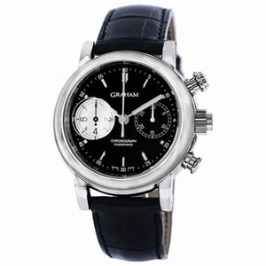 Graham Foudroyante Black Dial Automatic Men's Watch 2LIASB04AC06B