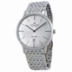 Hamilton Intra-Matic Ultra-slim Automatic Silver Dial Men's Watch H38755151