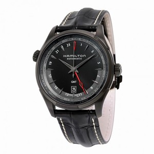 Hamilton Jazzmaster Automatic Black Dial Black Leather Men's Watch H32685731