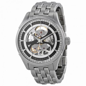 Hamilton Jazzmaster Viewmatic Grey Skeleton Dial Stainless Steel Men's Watch H42555151