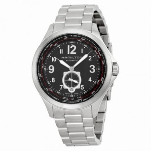 Hamilton Khaki Aviation Black Dial Stainless Steel Automatic Men's Watch H76655133