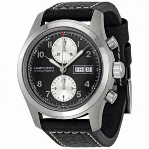 Hamilton Khaki Field Black Dial Chronograph Automatic Men's Watch H71566733