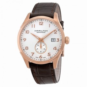 Hamilton Maestro Jazzmaster Automatic White Dial Brown Leather  Men's Watch H42575513