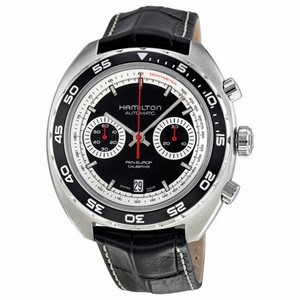 Hamilton Pan Europ Black Dial Leather Men's Watch H35756735