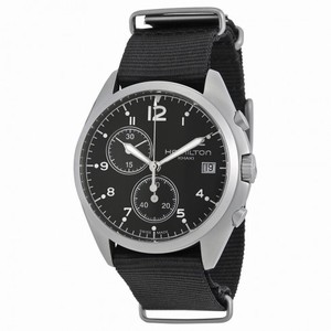 Hamilton Pilot Pioneer Chronograph Black Dial Men's Watch H76552433