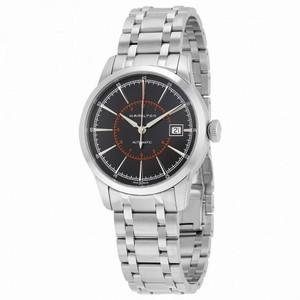 Hamilton Railroad Automatic Black Dial Stainless Steel Men's Watch H40555131