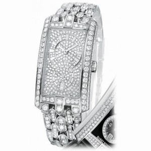 Harry Winston Avenue C Diamond Pave Dial 18kt White Gold Diamond Unisex Watch AVCQHM26WW097