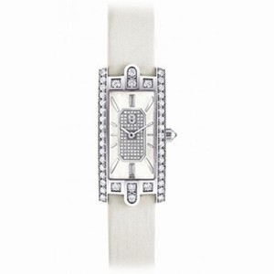 Harry Winston Avenue C Mother of Pearl Diamond Dial 18kt White Gold Satin Ladies Watch AVCQHM19WW123