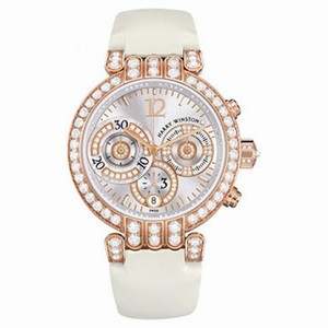 Harry Winston Premiere Silver Dial Chronograph Men's Watch PREACH39RR002