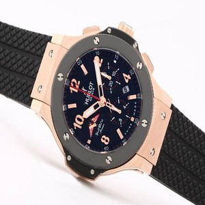 Hublot Big Bang 44mm 301.AM.130.RX.YCM07 Midsize Black Rubber Strap Round Watch