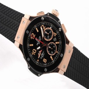 Hublot Big Bang 44mm 301.AM.130.RX.YCM07 Round Black Dial Rose Gold Case Watch