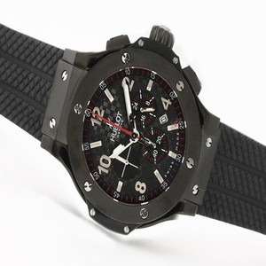 Hublot Big Bang 44mm 301.CX.130.RX Black Rubber Strap Black Dial Watch