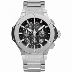 Hublot Big Bang Aero Bang Black Skeleton Dial Steel Men's Watch 311SX1170SX