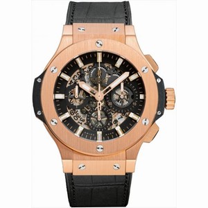Hublot Big Bang Aero Bang Gold 44mm  Black Rubber  Men's Watch 311.PX.1180.GR