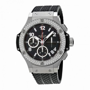 Hublot Big Bang Black Dial Black Rubber Men's Watch 341.SX.130.RX.114
