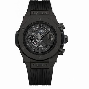 Hublot Big Bang Black Skeleton Dial Automatic Men's Chronograph Watch 411.CI.1170.RX