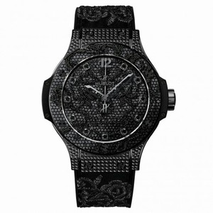 Hublot Big Bang Broderie Stainless Steel Black Diamond Set Limited Edition Ladies Watch 343.SV.6510.NR.0800