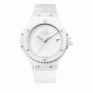 Hublot Big Bang Caviar White Dial Ceramic Automatic Men's Watch 346.HX.2800.BR