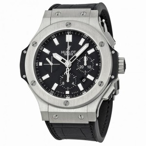 Hublot Big Bang Chronograph Automatic Black Dial Black Rubber Men's Watch 301SX1170GR