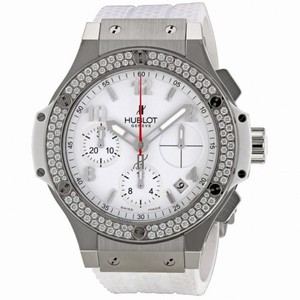 Hublot Big Bang Chronograph UWhite Dial White Rubber nisex Watch 342SE230RW114