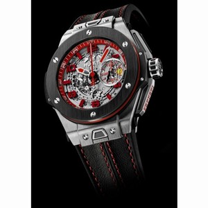 Hublot Big Bang Ferrari Chronograph Skeleton Dial Men's Watch 401NM0123VRENG13