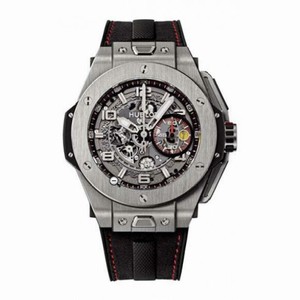 Hublot Big Bang Ferrari Titanium Black Rubber Automatic Men's Watch 401.NX.0123.VR