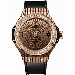 Hublot Big Bang Gold Caviar 41mm Dial Gold Black Leather Men's Watch 346.PX.0880.VR.1204