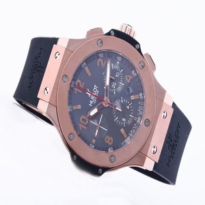 Hublot Big Bang Gold Mat 301.PL.500.RX 44.5mm Blue Rubber Strap Midsize Watch