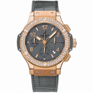 Hublot Big Bang Grey Tantulum Dial Grey Alligator Rubber Men's Watch 341.PT.5010.LR1104