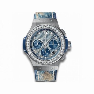 Hublot Big Bang Jeans Blue Diamond Dial Chronograph Limited Edition Men's Watch 341.SL.2770.NR.1204.JEANS