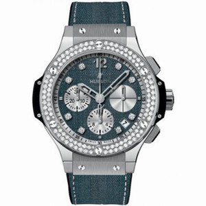 Hublot Big Bang Jeans Chronograph Diamond Bezel Automatic Ladies Watch 341SX2710NR1104JE
