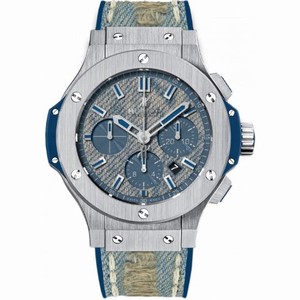 Hublot Big Bang Jeans Steel Blue Dial Chronograph Limited Edition Men's Watch 301.SL.2770.NR.JEANS