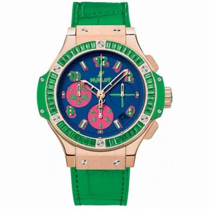 Hublot Big Bang Pop Art Yellow Gold Apple Dial Blue Automatic Men's Luxury Watch 341.VG.5199.LR.1922.POP14