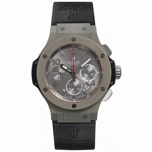 Hublot Big Bang Titanium Case Black Leather Strap Chronograph Men's Watch 320-UI-440-RX