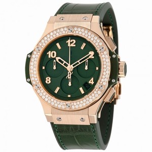 Hublot Big Bang Tutti Frutti Mat Green Dial Automatic Ladies Chronograph Watch 341.PV.5290.LR.1104