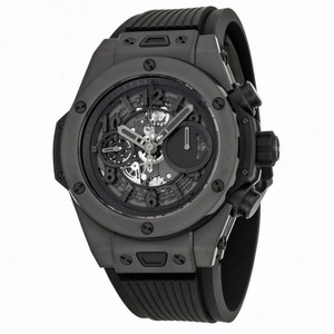 Hublot Big Bang Unico Automatic Chronograph Black Ceramic Black Rubber Men's Watch 411CI1110RX