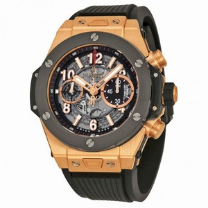 Hublot Big Bang Unico King Gold Ceramic Skeletal Dial Men's Watch 411.OM.1180.RX