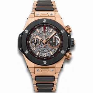 Hublot Big Bang UNICO Skeleton Dial 18k Rose Gold Chronograph Men's Watch 411.OM.1180.OM